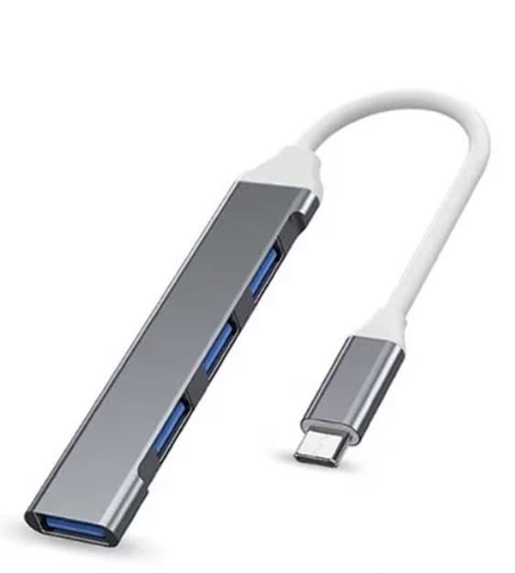 Combo 4 Port 3.0 USB Type C Hub Splitter