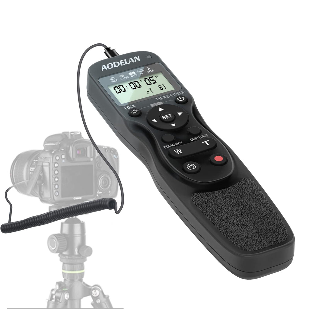 AODELAN Shutter Release Timer Zoom Controller Wired Camera Remote Control for Sony A7,A7 III,A7R,A7R II,A7R III,A7R IV,A7s,A99 II,A5000,A5100,A6000,A6100,A6300,A6400,A6500A6600,ZV-1,RX100 VII