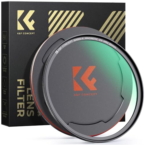 K&F CONCEPT 72mm Magnetic MC UV Lens Protection Filter + Lens Filter Cap