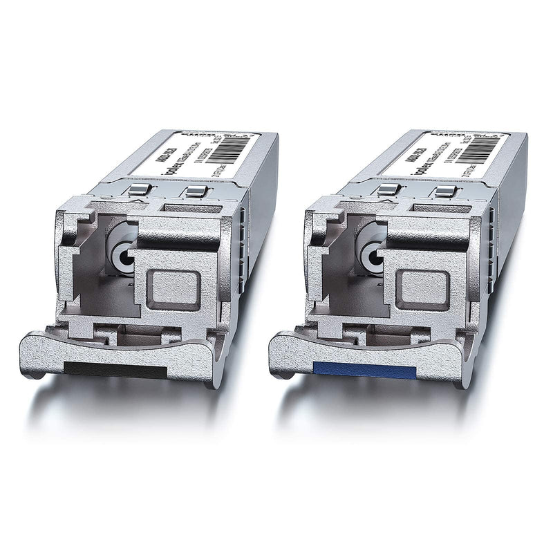ipolex a Pair of 10GBase-BIDI Transceiver Compatible with Cisco SFP-10G-BXD-I/SFP-10G-BXU-I, 10G SFP+ BiDi 1330nm-TX/1270nm-RX, SMF, up to 20 km, for Cisco, Ubiquiti UniFi, Netgear,D-Link and More 6)10G Bidi: 20km x1