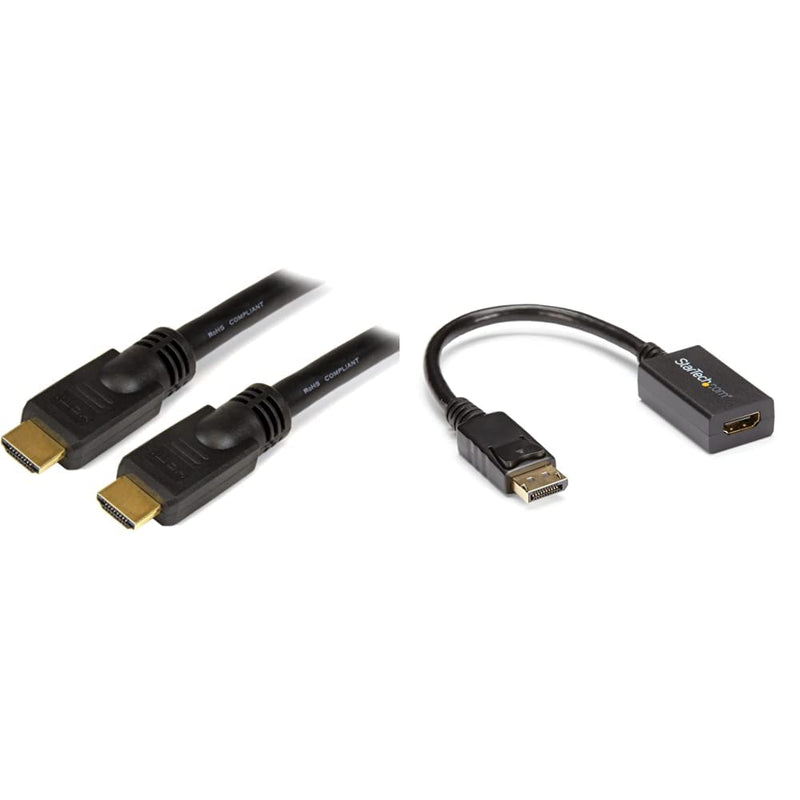 StarTech.com 25 ft High Speed HDMI Cable & Adapter for Ultra HD 4k x 2k Displays