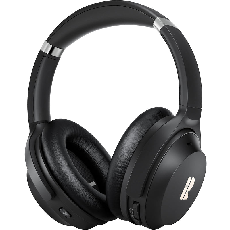 Bluetooth Headphones, Premium Active Noise Cancelling Wireless Headphones Over Ear, 50H Playtime, Hi-Res Audio, Deep Bass, Memory Foam Ear Cups for Travel, Home Office | Hi-Res, cVc 8.0 Noise Canceling Mics, ANC, Deep Bass, 3.5mm Cable, Foldable Carry ...
