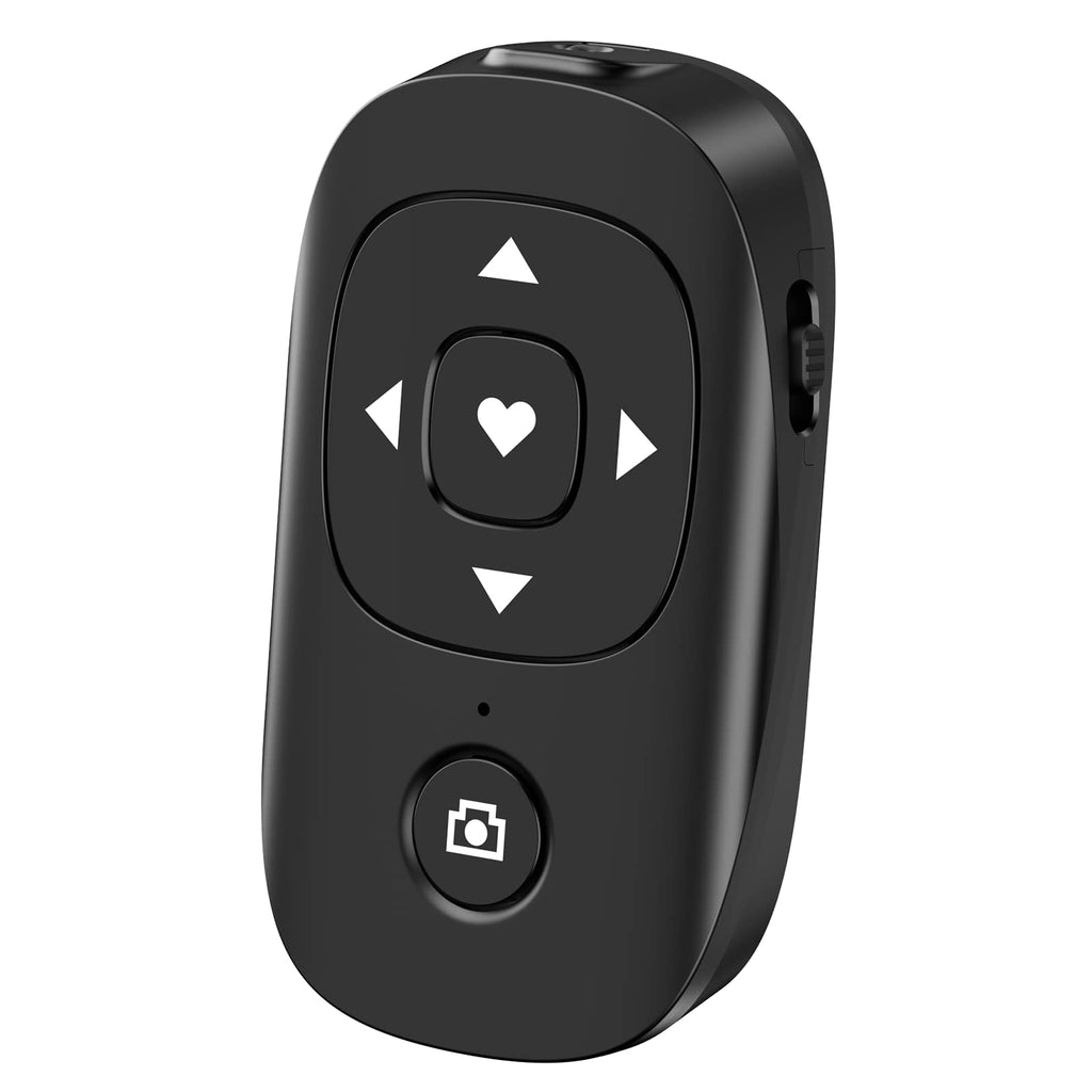 Symcode Upgrade TIK Tok Bluetooth Remote Control Kindle App Page Turner, Video Recording Remote,Kindle TIKTok Page Turner Play/Pause Infrared Universal Remote Control Black