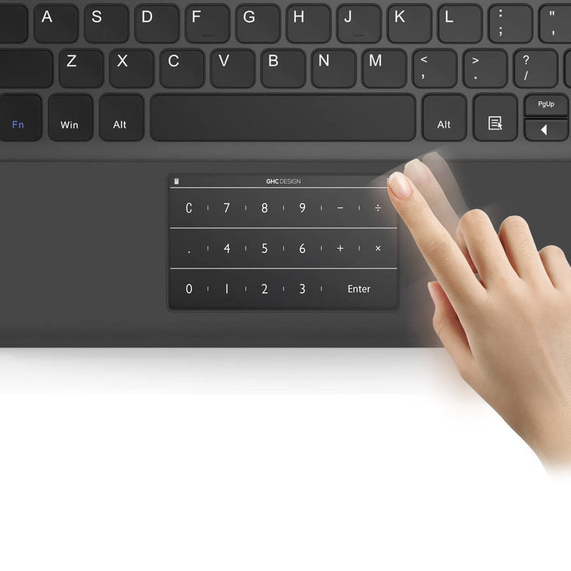 Nums Smart Touchpad Numeric Keypad Wireless Numpad for Surface Pro 7/8/9/X Surface Laptop All Model, Touchpad Protector, Excellent Touch Experience (Surface Laptop 1/2) Surface Laptop 1/2