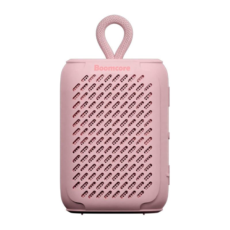 [AUSTRALIA] - Boomcore Ultra-Portable Bluetooth Speaker, 12H Small Box with Big Sound, Lightweight and Rugged Outdoor Speaker, Wireless IPX7 Waterproof Speaker for Home, Party, Gift for Women/Girls - Pink 