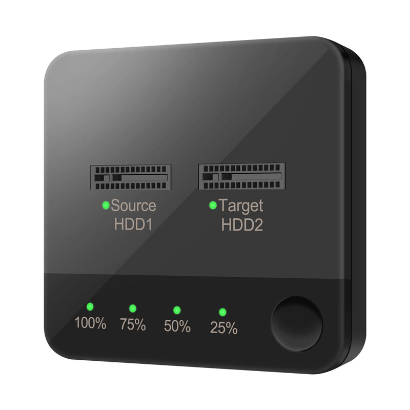 VR robot m.2 SATA Docking Station, M.2 Duplicator Clone Docking Station Converter with mSATA SSD Storage Box,Support Offline Clone duplicator and one- Key Disk Copy Function | m.2 SATA Docking Station Support Offline Clone duplicator, one- Key Disk Cop...