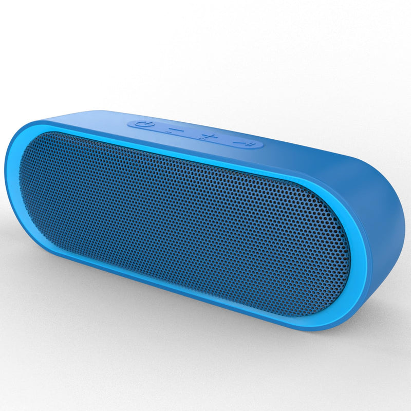 LENRUE Bluetooth Speakers, Waterproof Portable Speakers with TWS, 24 Playtime, Stereo Sound, Wireless for Home Shower Pool Beach Outdoor (Blue) Blue