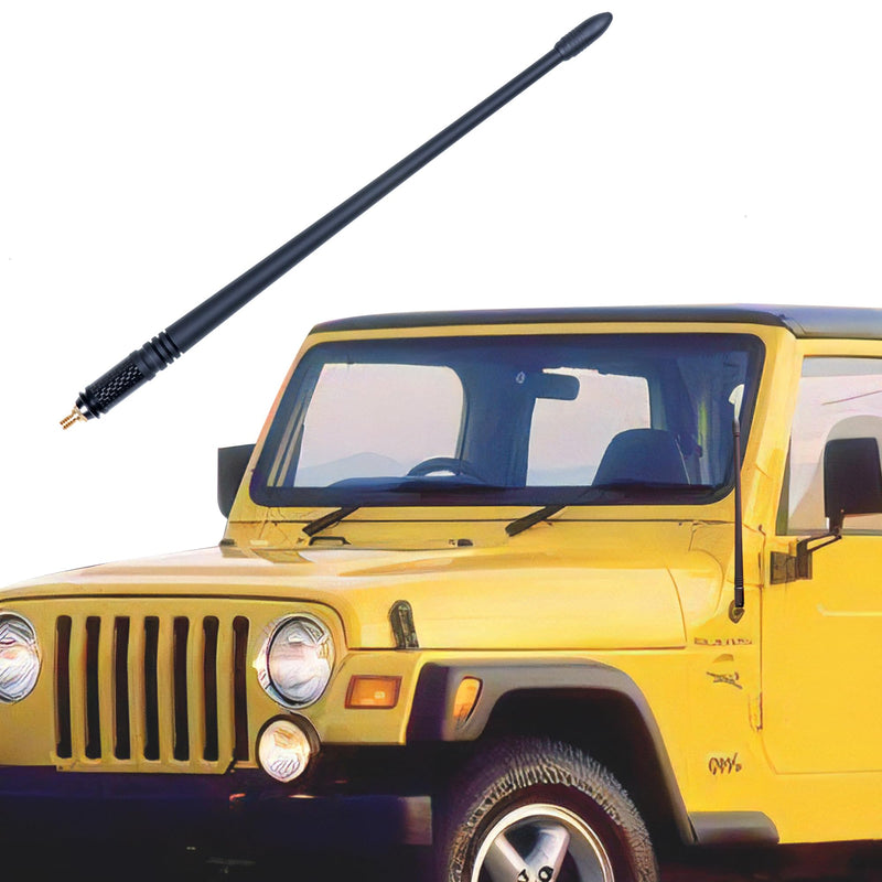 [AUSTRALIA] - sukemichi 13 Inch Antenna for 1997-2006 Jeep Wrangler TJ, Highly Canductive Copper Internal Core, Perfect Replacement fit for Jeep TJ For Jeep Wrangler TJ 
