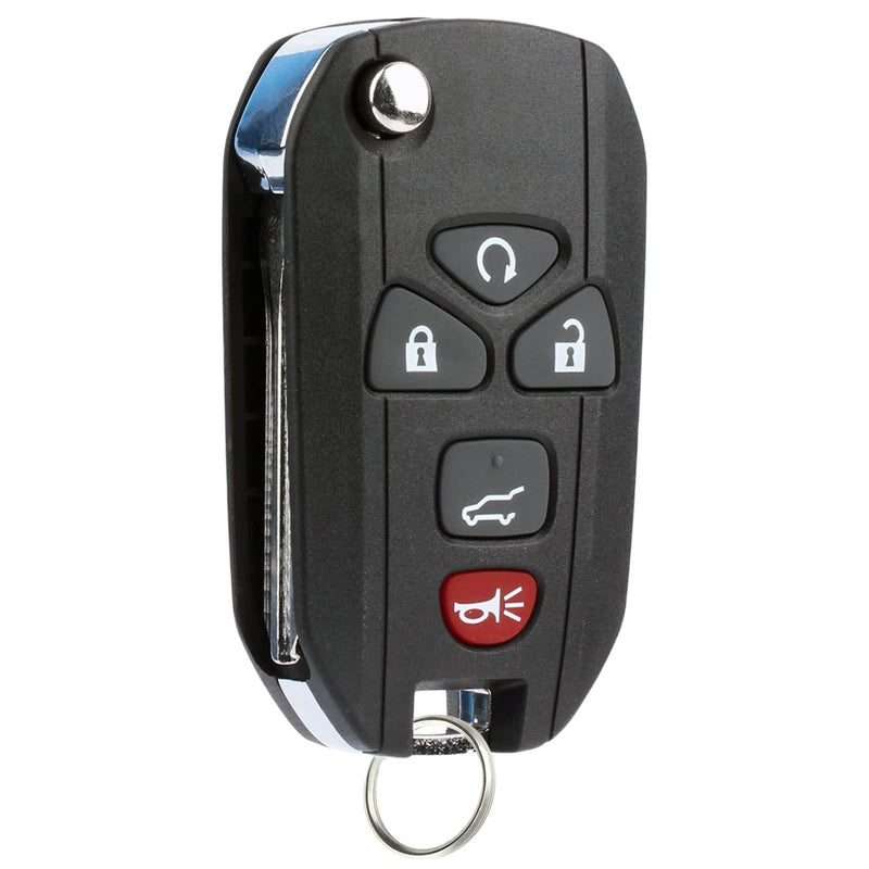 Usa Remote Replacement Fits Buick Chevrolet GMC Flip Key Fob Control 5btn 15913415 OUC60270 One