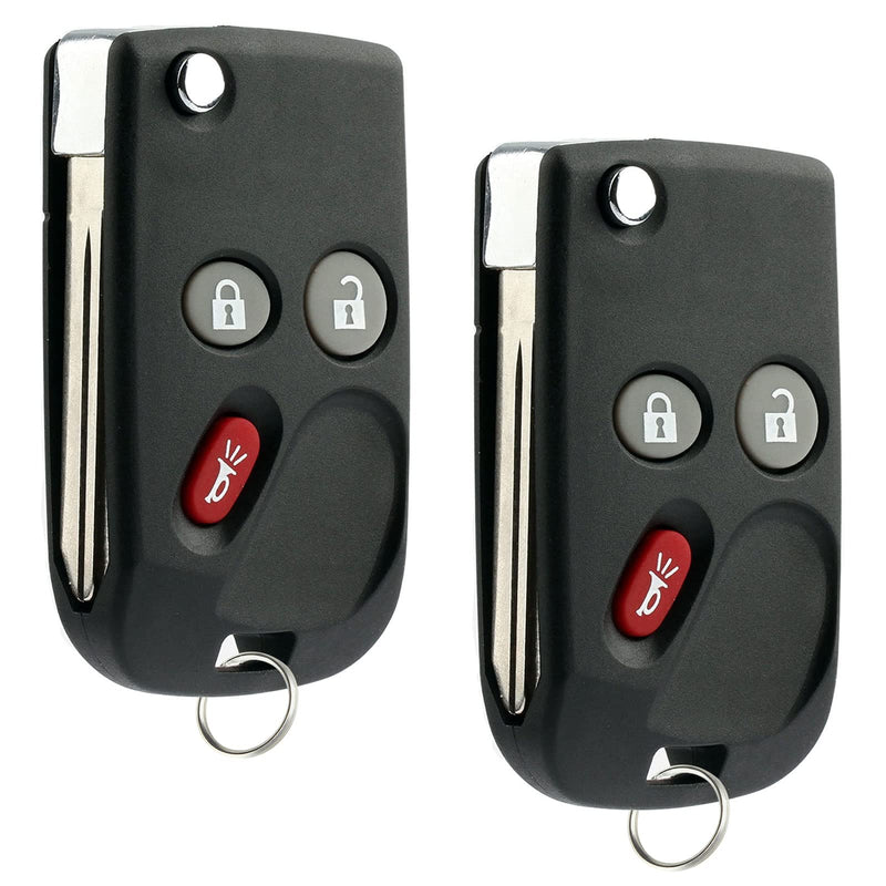 USA Remote Replacement Fits Cadillac Chevrolet GMC Key Fob Control 3btn LHJ011 21997127 Set of 2 Two
