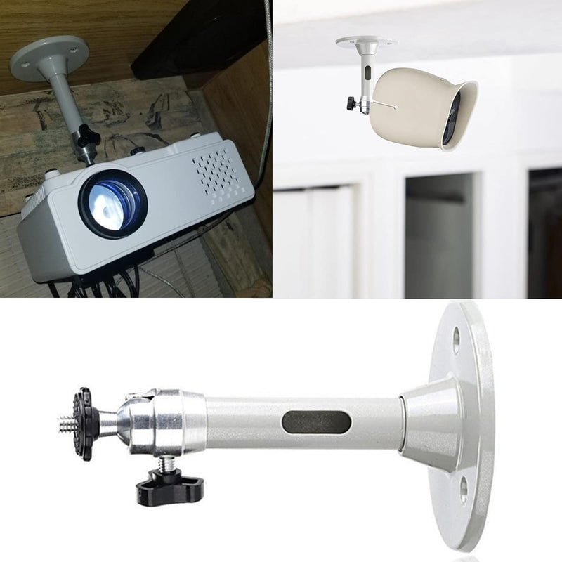 Boewill Mini Ceiling Wall Projector Mount Stand 360° Rotation Tripod Mount Compatible with Most Mini Projectors Digital Camera Camcorder (135mm. Grey) 001
