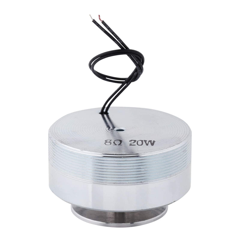 Resonance Speaker, 50mm 2Inch All Frequency Resonance Loudspeaker Vibration Round Strong Bass Vibration Louderspeaker (8Ω 20W) 8Ω 20W