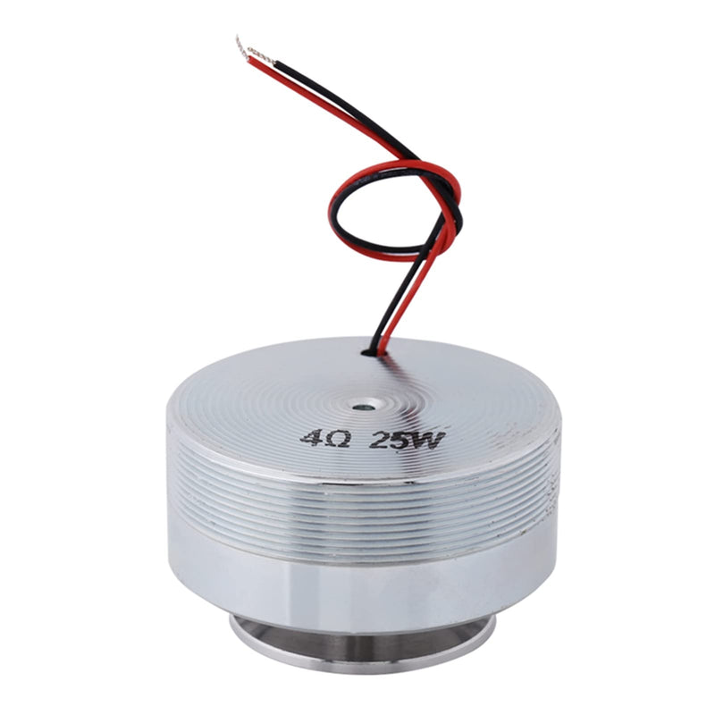 Resonance Speaker, 50mm 2Inch All Frequency Resonance Loudspeaker Vibration Round Strong Bass Vibration Louderspeaker (4Ω 25W) 4Ω 25W