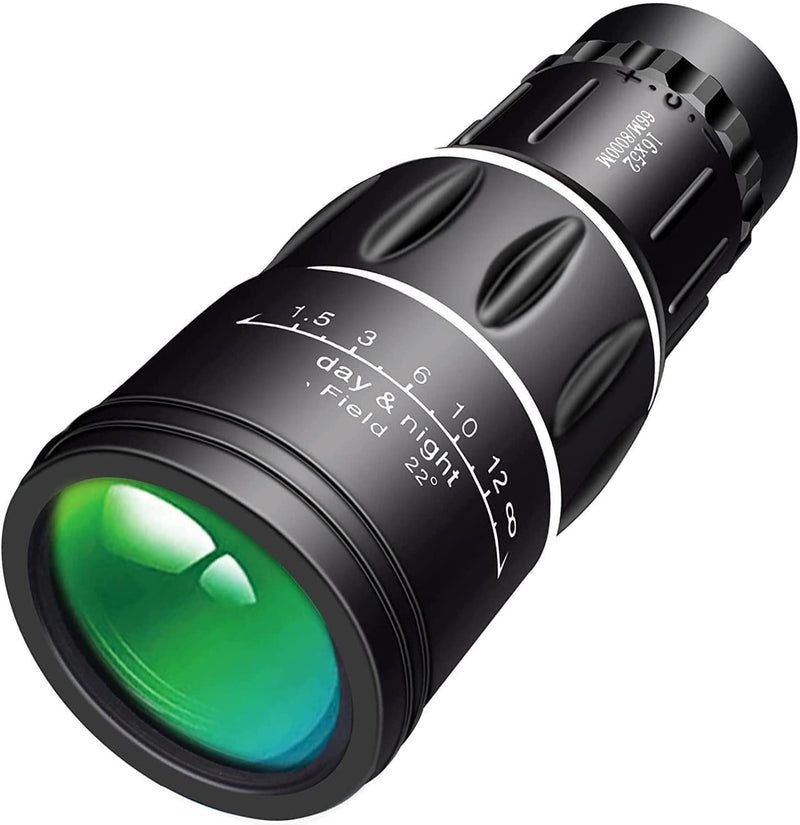 16X52 HD Monocular Telescope, 2023 High Power Compact Monoculars for Adults Kids, HD Monocular Scope for Bird Watching Hiking Concert Travelling
