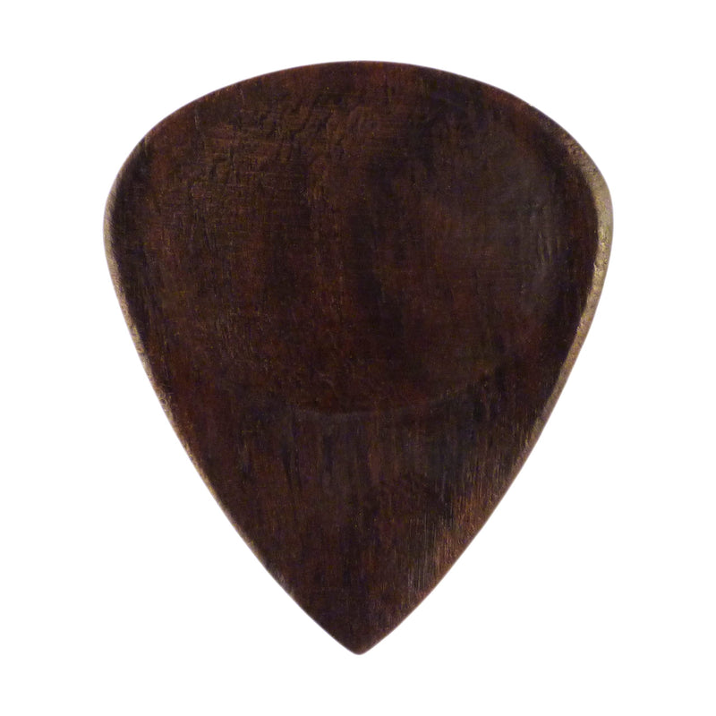 Rosewood Guitar Or Bass Pick - 3.0 mm Ultra Heavy Gauge - 351 Groove Shape - Natural Finish Handmade Specialty Exotic Plectrum - 3 Pack 3.0mm - 3 Pack Rosewood