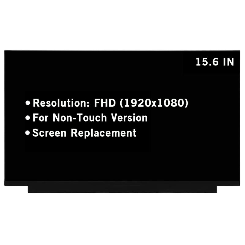 [AUSTRALIA] - HOYRTDE 15.6" Screen Replacement for NT156FHM-N61 NT156FHM-N61 V8.0 B156HTN06.1 NT156FHM-N62 V8.1 TV156FHM-NH1 N156HGA-EA3 FHD 1920x1080 30Pin LED LCD Display Screen Panel 