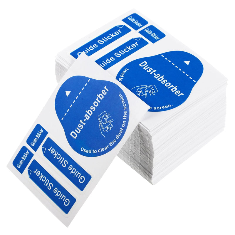 200pcs Film Dust Removal Sticker Computer Stickers Laptop Keyboard Stickers Camera Stickers Screen Absorber LCD Dedust Sticker LCD Screen Removal Stickers Paper