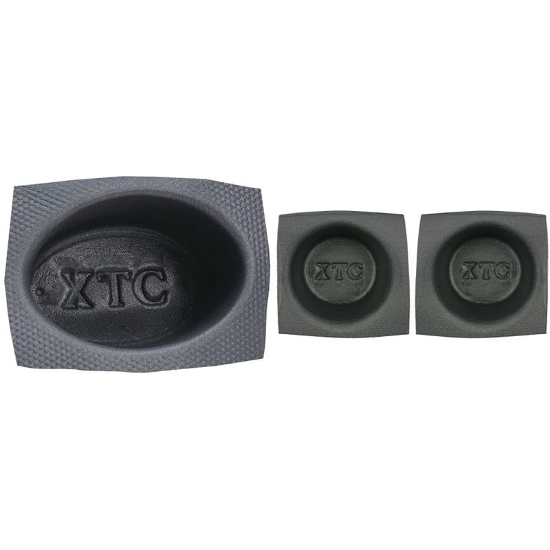 Install Bay Speaker Baffle 6 by 9 Inch Oval Pair- VXT69 & Speaker Baffle 6 1/2 Inch Round Small Frame Pair -VXT65