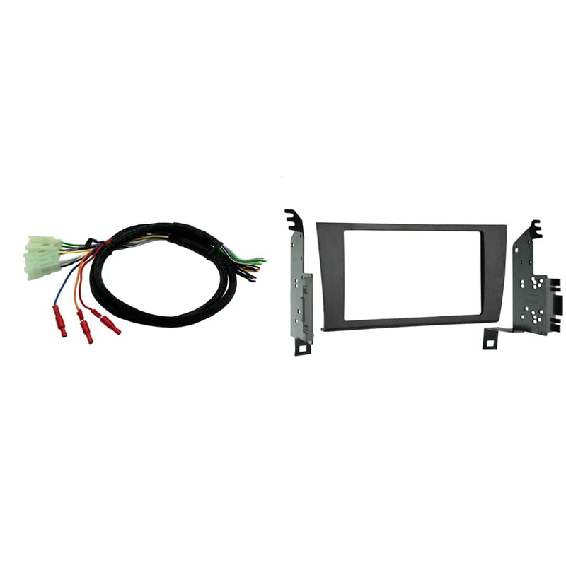 Scosche LS02B Compatible with 1998-2005 Lexus GS300 & GS430 Amplifier Bypass Harness (Non-Mark Levinson) & Metra Electronics - Lexus GS Series 1998-2003 (95-8152) Metra Radio Install Kits, Black