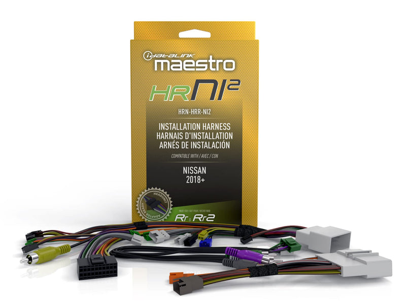 Idatalink Maestro HRN-HRR-NI2 Plug and Play Harness for Compatible Nissan Vehicles 2018+ (ADS-MRR or ADS-MRR2 Module Required)