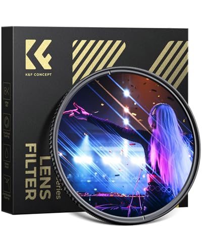 K&F CONCEPT 58mm Blue Streak Effect Lens Filter