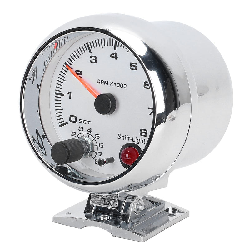 [AUSTRALIA] - Electrical Tachometer 3.75In 0-8000 Rpm 7 Color Background Lights For 4/6/8 Cylinder 12V Gasoline Powered Vehicles 