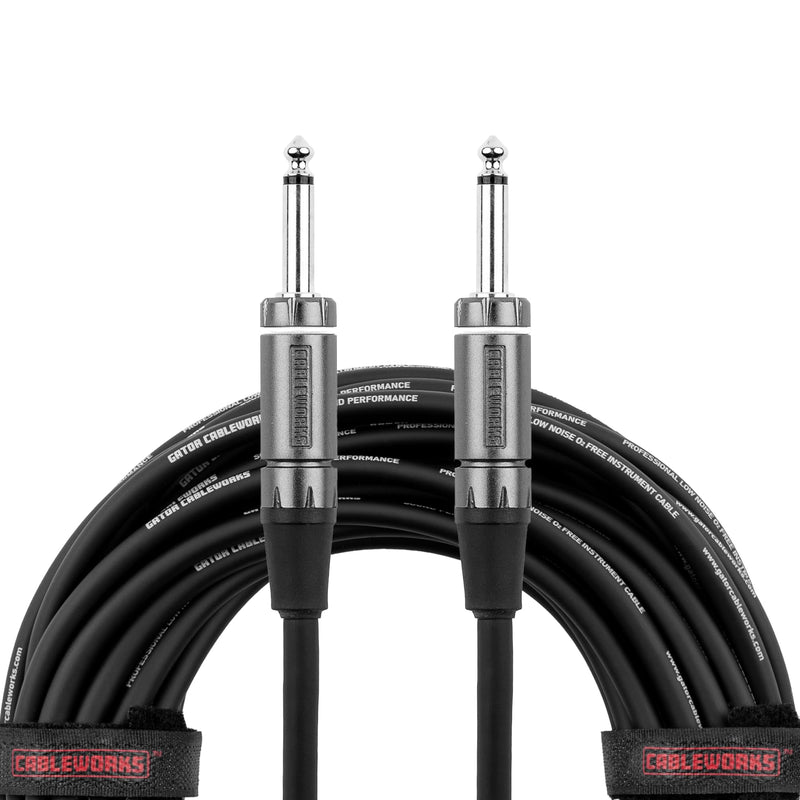 [AUSTRALIA] - by Gator Cases Composer Series Deluxe 30 Ft Straight to Straight Guitar Instrument Cable (GCWC-INS-30) 30 Feet 
