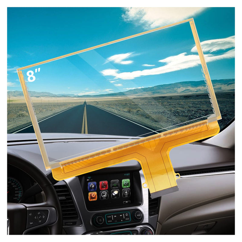 Fit GMC 8" Touch Screen - Digitizer Navigation Radio Replacement New OEM Compatible with 2015-2018 Chevrolet Silverado Suburban Tahoe & GMC Yukon Sierra Replace DJ080PA-01A (Touch Screen Without LCD) Touch Screen without LCD