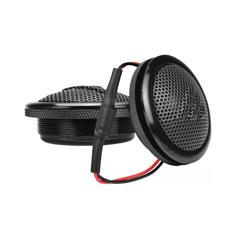 PRV AUDIO Soft Dome Tweeters 240 Watts 4 Ohm TW150SD-4 with Built-in Crossover, 32 mm Silk Dome, Neodymium Magnet for Car Audio and Motorcycle Systems Easy Flush Mount (Pair) 240w 32mm Soft Dome