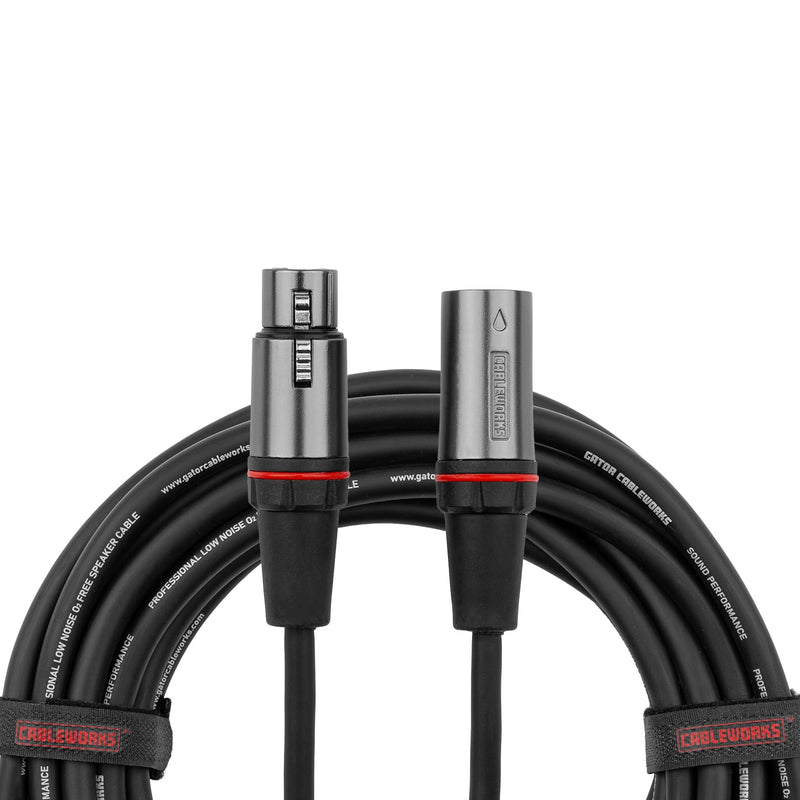 [AUSTRALIA] - By Gator Cases Headliner Series Premium 50 Foot XLR Microphone Cable, (GCWH-XLR-50) 50 Feet 