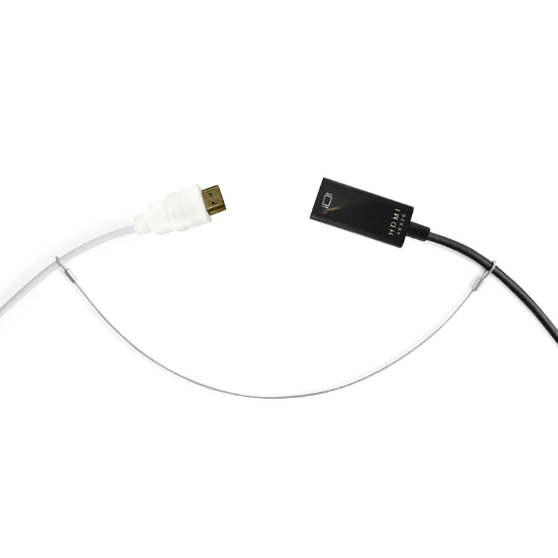 10 Pack Adjustable Cable Tether Universal Computer Adapter Lock Kit DIY Kit Stainless Steel wiht Nylon Coat Tether Computers Adapters/Dongles/HDMI Adapter/VGA Adapter/DP Adapter/Mac Adapter 10