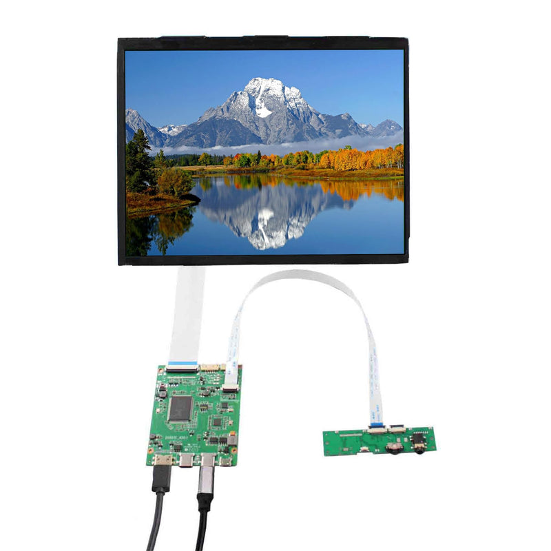 VSDISPLAY 9.7 Inch IPS LCD Screen 2048x1536 9.7'' LP097QX1/LTL097QL01/HQ097QX1 with Type-C Mini HD-MI LCD Controller Board VS-RTD2556HC-V2 9.7'' LCD with type-c mini HD-MI board VS-RTD2556HC-V2