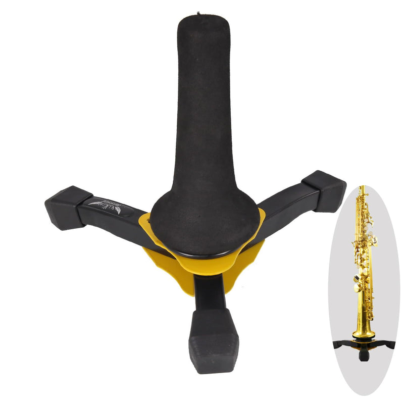 [AUSTRALIA] - Portable Foldable Tripod Stand for Soprano Saxophone - Sturdy Sax Holder Stand… 