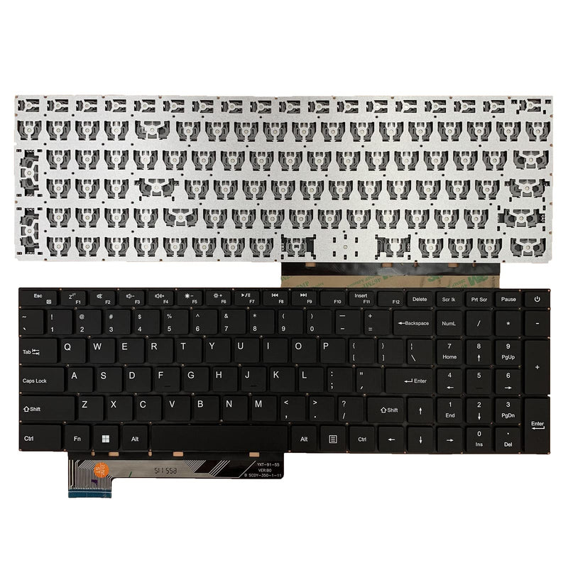 Siakoocty Laptop Replacement US Layout Keyboard for Gateway GWNR71517 GWNR71517-BL GWNR71517-BK YXT-91-55