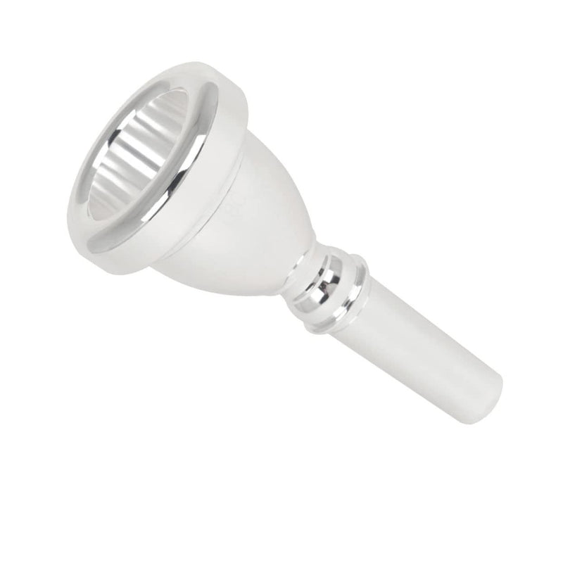 Tuba Mouthpieces Brass Saxophone Accessories Music Player Trumpet Accessories Plated Tuba Musical Replacement Tuba Part Replacement 18c 4.7X4.7X10CM Silver