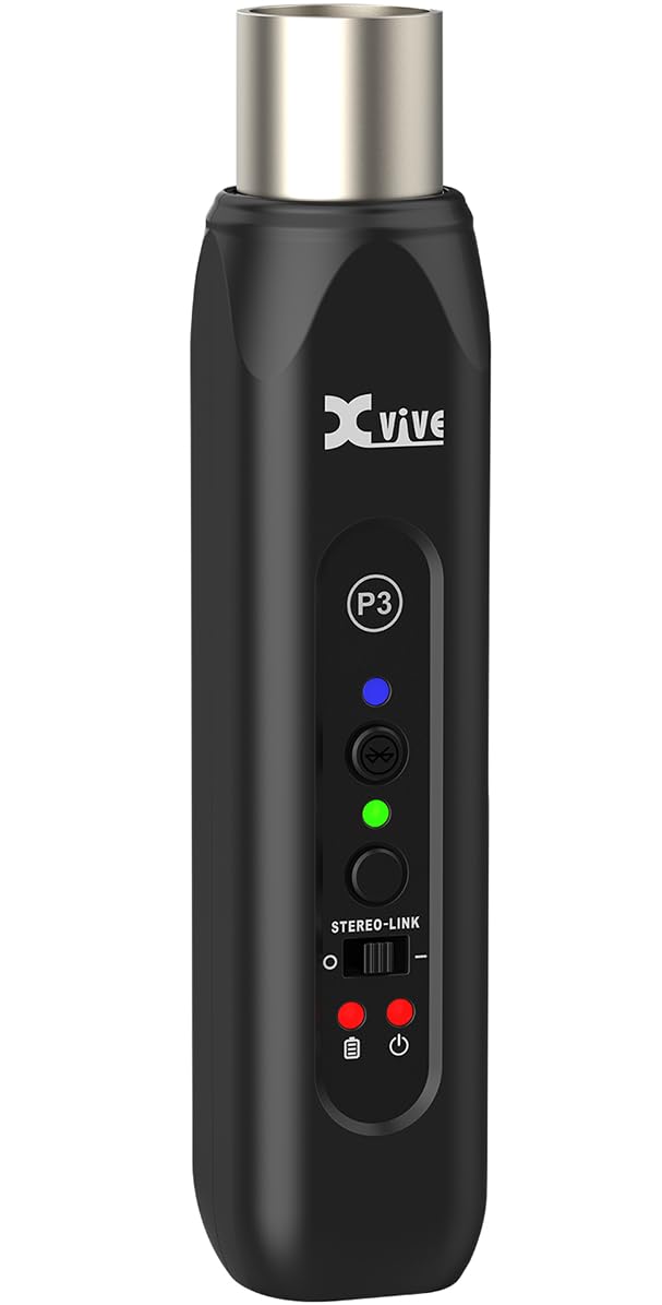 Xvive P3 Bluetooth XLR Receiver for Audio Mixer, Active PA, DJ Systems P3 Bluethooth Receiver