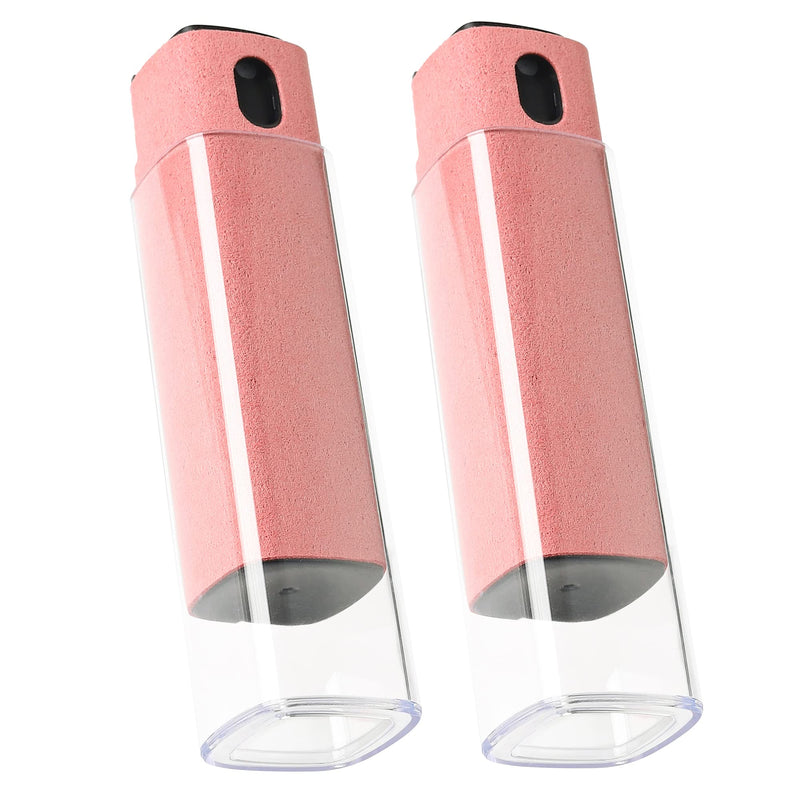 [AUSTRALIA] - Touchscreen Screen Cleaner Kit 2 Pcs, Phone, Tablet and Car Screen Cleaner, Two in One Spray and Microfiber Cloth(2 Pack Pink) 2 Pcs Pink 