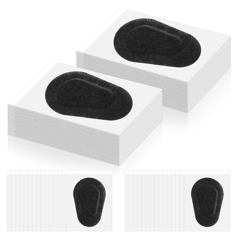 40 Pcs Adhesive Eye Patches, Eye Patches for Adults Eye Pad Disposable Eyepatch Latex Free Adhesive Bandages for Baby Kids Girls (Black,3 x 2 Inch) Black 3 x 2 Inch