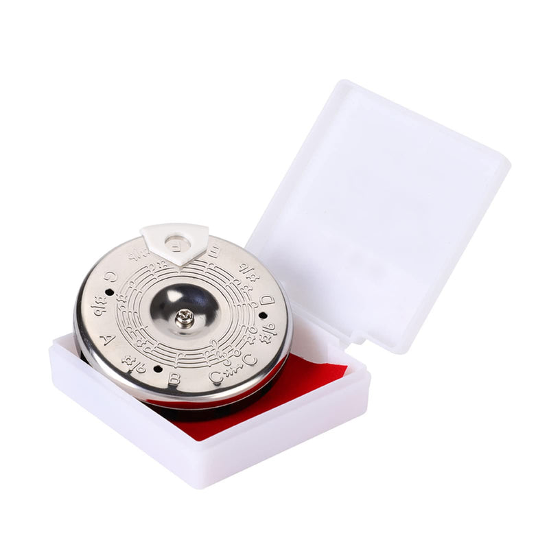 13 Tone Pitch Pipe, Sensitive Chromatic Pitch Pipe Tuner, with Storage Box, for Guitar Bass Violin Ukulele Chromatic Tuning
