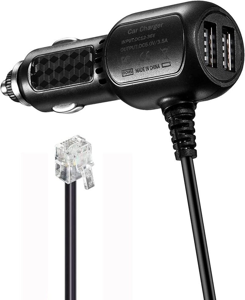 Replace Uniden R3 R7 R1 Radar Detector Power Cable Compatibe for Valentine One Radar Detector Gen 2 V1 Escort Redline 360c Max Solo Passport 9500ix 8500 X80, Beltronics Radar Detector Cable Wire