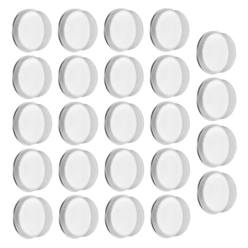 Translucent 7.5x2.5mm Flute Plugs Open Silicone Silicone Hole Plug Flute Repair Accessories Pack of 24