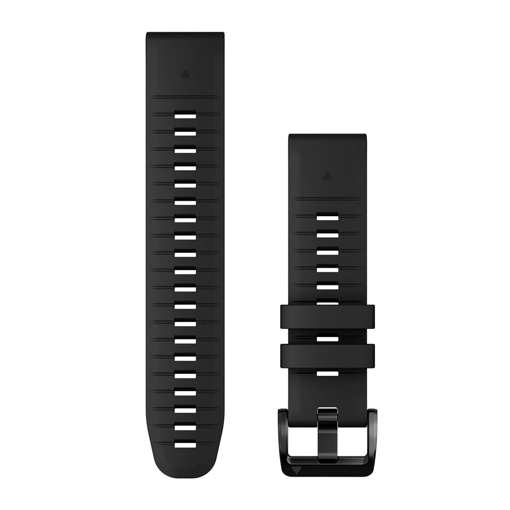 Garmin QuickFit 22 mm Watch Band - Black Silicone Band