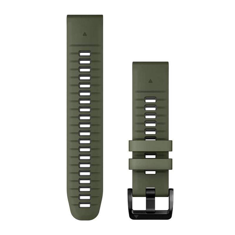 Garmin Quickfit 22mm Bracelet - Suitable for Fenix, Epix 47mm, Forerunner 935/945/955/965, Marq, Approach S60/S70, D2 Delta/Mach1, Descent G1, Quatix Series Modern Moss/Graphite