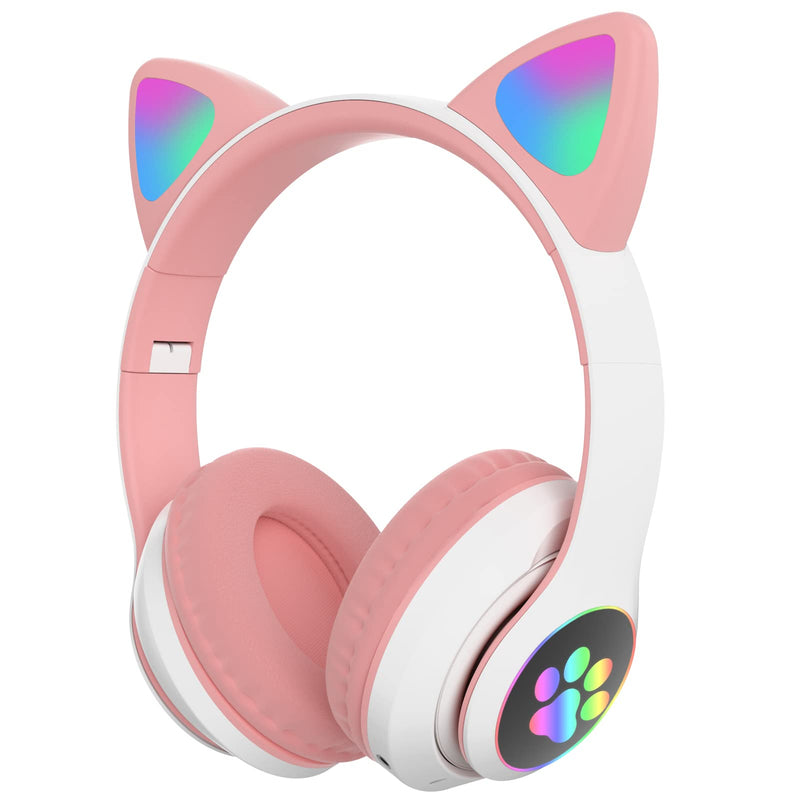 [AUSTRALIA] - DVUIYYL Kids Headphones for School, Wireless Headphones for Kids and Adults, Kids Bluetooth Headphones with Microphone, Cat Ear Headphones for Girls and Boys 
