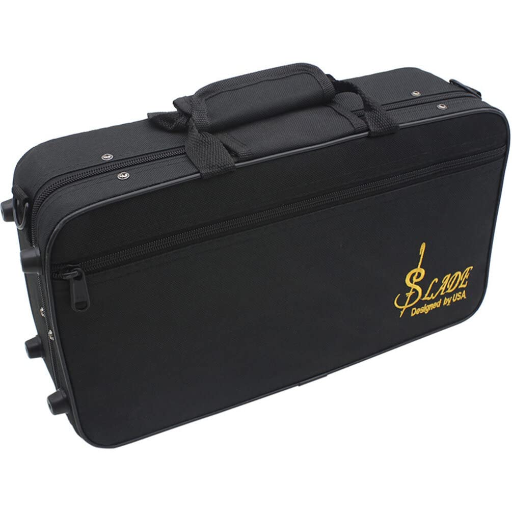 Suitcase Accessories Clarinet Bag Foam Padded Oxford Cloth Storage Bag with Strap Clarinet Gig Bag Clarinet Carrying Case Clarinet Bag for Clarinet Performance Flute Accessories