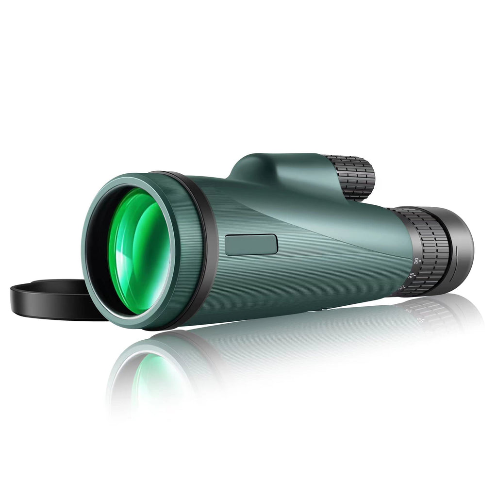 10-30x50 HD Monocular Telescope, 2023 Monocular Scope for Adults High Powered, Suitable for Bird Watching, Wildlife, Hunting, Camping, Hiking, Travel, Gifts, Concerts, Outdoor Activity Green
