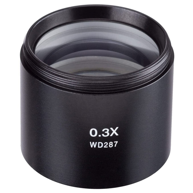 VONOV 0.3X Barlow Lens Aluminium Alloy Auxiliary Objective Lenses for SM Series Stereo Microscopes (48mm)