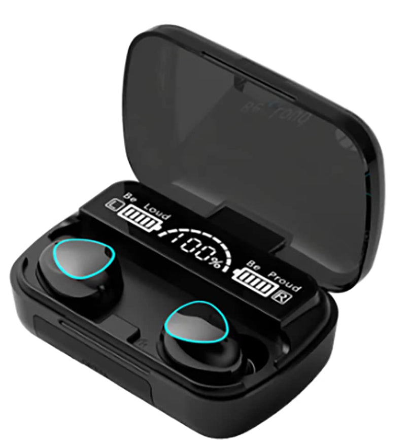 Wireless Earbuds, Bluetooth 5.1 Earphones Auto Pairing Bluetooth Headphones True Wireless Stereo HiFi Headphones for Running Sports in-Ear with Smart LED Display Charging Case/Box