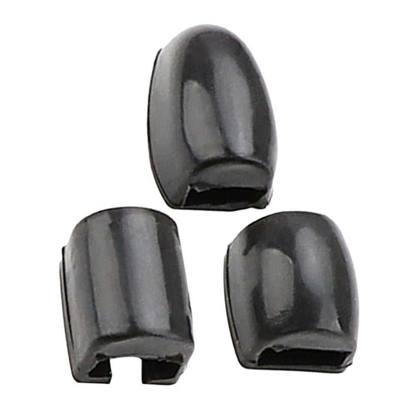 3pcs Sax silicone key saxophone parts accessories saxophone key risers alto sax ligature tenor sax flute accessories silicone sax side key cover thumb Saxphone 2.35X1.45CM Black