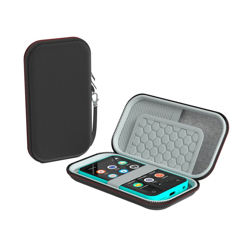 TIMMKOO MP3 Player with Bluetooth, MP3 & MP4 Player Case for Earbuds, USB Cable and Memory Card (Blue)